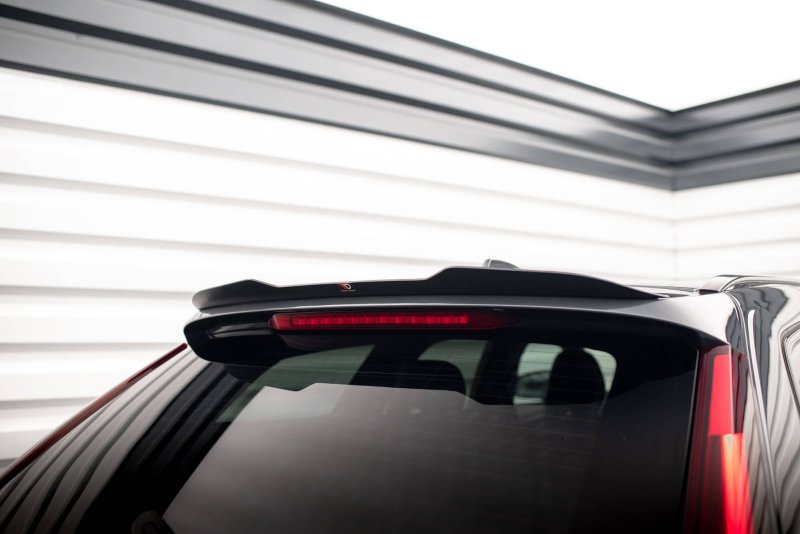 Maxton Spoiler CAP für Volvo V90 R-Design Mk2 schwarz Hochglanz VO-V90-2-RDESIGN-CAP1-G