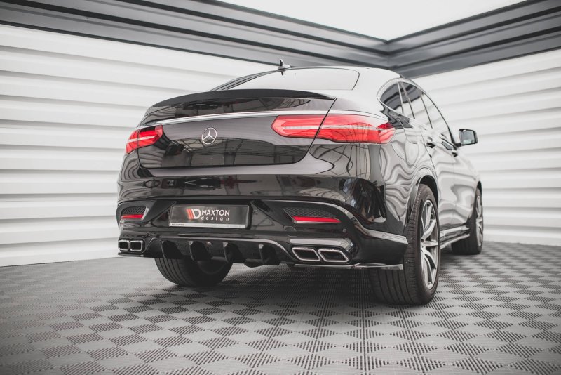 Maxton Diffusor Heck Ansatz für Mercedes-Benz GLE Coupe 63 AMG C292 schwarz Hochglanz ME-GLE-C292-AMG-RS1-G