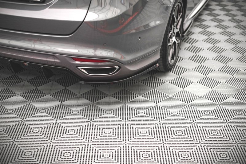 Maxton Heck Ansatz Flaps Diffusor V.2 für Ford Mondeo ST-Line Mk5 Facelift schwarz Hochglanz FO-MO-5F-STLINE-RSD2-G