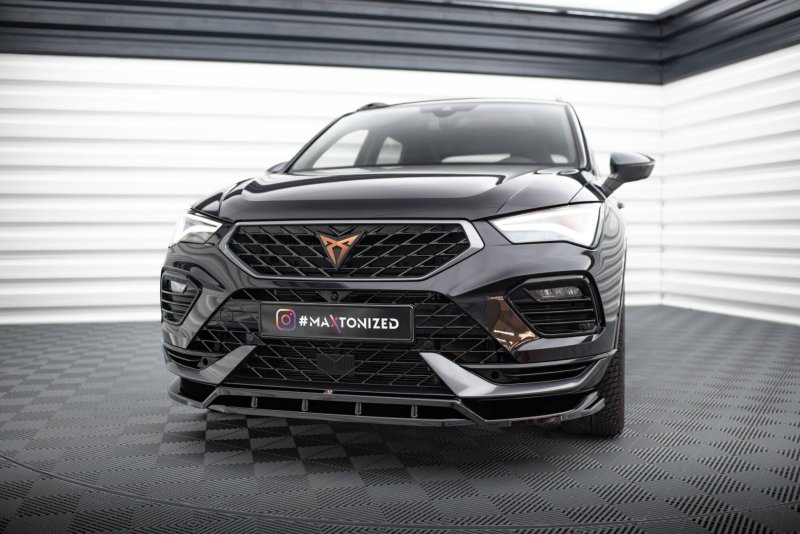 Maxton Front Ansatz Cupra Ateca Mk1 Facelift schwarz Hochglanz CU-AT-1F-FD1G+FD1R-G