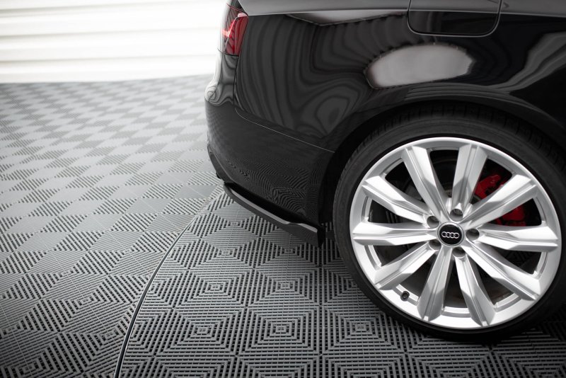 Maxton Heck Ansatz Flaps Diffusor V.2 Audi S5 / A5 S-Line Coupe / Cabriolet 8T schwarz Hochglanz AU-S5-1-RSD2-G