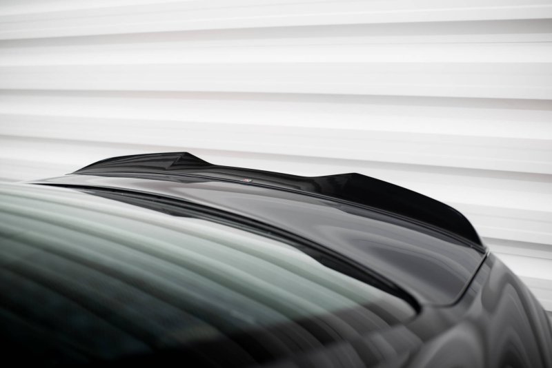 Maxton Spoiler CAP Abrisskante 3D Audi S5 Coupe / A5 S-Line Coupe F5 Facelift schwarz Hochglanz AU-S5-2F-CAP1-G