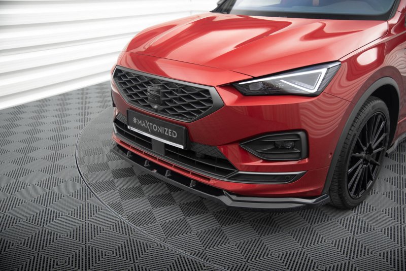 Maxton Front Ansatz V.2 Seat Tarraco FR Mk1 schwarz Hochglanz SE-TA-1-FR-FD2-G