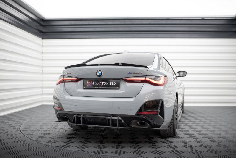 Maxton Street Pro Heck Ansatz Flaps Diffusor BMW 4er Gran Coupe M440i G26 BM4G26MPACKGCCNC-RSD2BRB