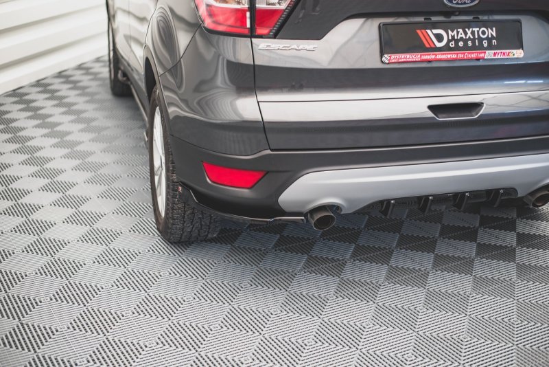 Maxton Heck Ansatz Flaps Diffusor für Ford Escape Mk3 schwarz Hochglanz FO-ES-3-RSD1-G