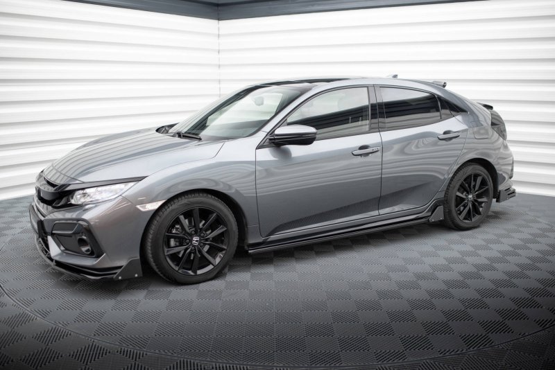 Maxton Seitenschweller Ansatz für + Flaps Honda Civic Sport Mk 10 HO-CI-10-SPORT-SD1G+SF1B