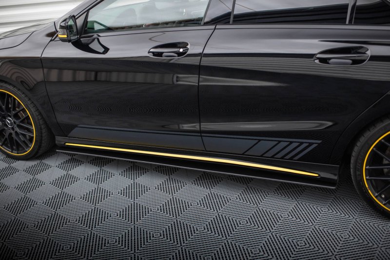 Maxton Street Pro Seitenschweller Ansatz Mercedes-AMG CLA 45 C117 Facelift MECLA117AMGAEROCNC-SD1BRB