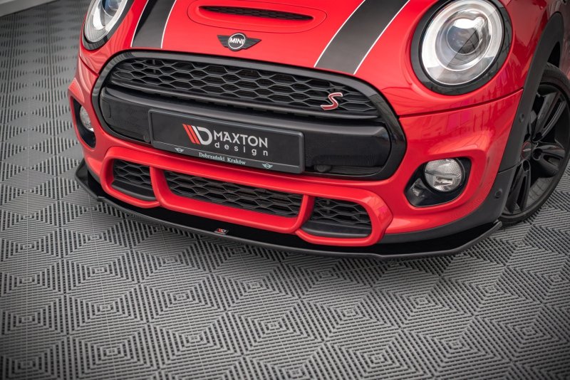 Maxton Front Ansatz für Mini Cooper S John Cooper Works F56 schwarz Hochglanz MC-S-3-56-JCW-FD1-G