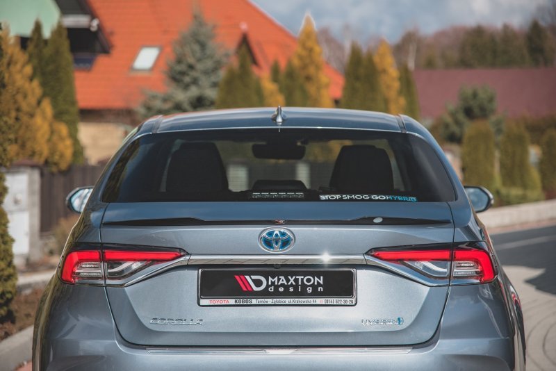 Maxton Spoiler CAP für Toyota Corolla XII Limousine schwarz Hochglanz TO-CO-12-S-CAP1-G