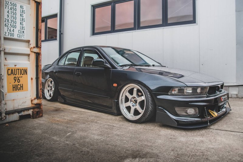 Maxton Sport Seitenschweller Ansatz für Mitsubishi Galant Avance Mk8 MI-GA-8-CNC-SD1