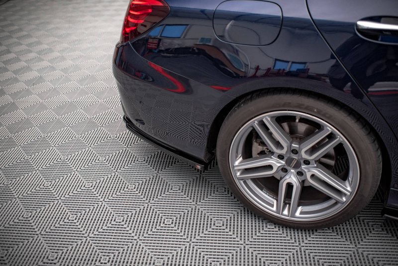 Maxton Heck Ansatz Flaps Diffusor für Mercedes-AMG C 43 Limousine W205 Facelift schwarz Hochglanz ME-C-205-AMG-RSD2-G