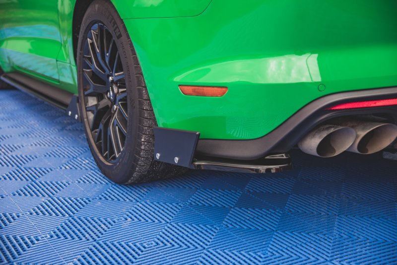 Maxton Heck Ansatz Flaps Diffusor +Flaps für V.1 Ford Mustang GT Mk6 Facelift FO-MU-6F-GT-RSD1G+RS