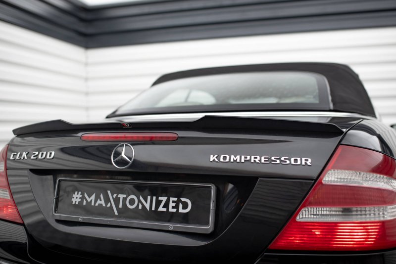 Maxton Spoiler CAP für Mercedes-Benz CLK Cabriolet A209 schwarz Hochglanz ME-CLK-209-CAP1-G