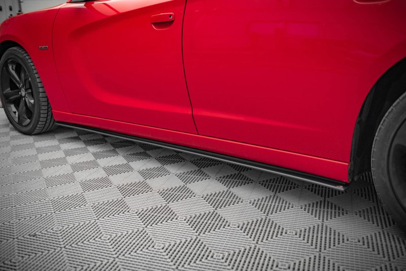 Maxton Street Pro Seitenschweller Ansatz für Dodge Charger RT Mk7 Facelift DOCH2RTCNC-SD1BRB