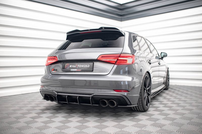Maxton Street Pro Heckschürze für Audi S3 Sportback 8V Facelift AUS33FSBCNC-RS1BRB