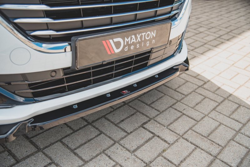 Maxton Front Ansatz für Ford Mondeo Mk5 Facelift  schwarz Hochglanz FO-MO-5F-FD1-G