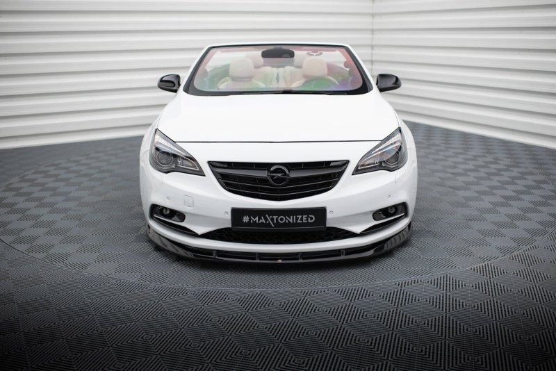 Maxton Front Ansatz Opel Cascada schwarz Hochglanz OP-CA-1-FD1-G