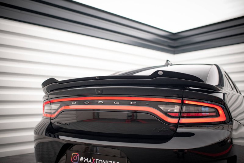Maxton Spoiler CAP für Dodge Charger SRT Mk7 Facelift schwarz Hochglanz DO-CH-2-SRT-CAP1-G