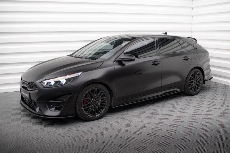 Maxton Street Pro Seitenschweller Ansatz Kia Proceed GT / GT-Line Mk1 Facelift / Ceed GT Mk3 Facelift KICE3FPROGTCNC-SD1B