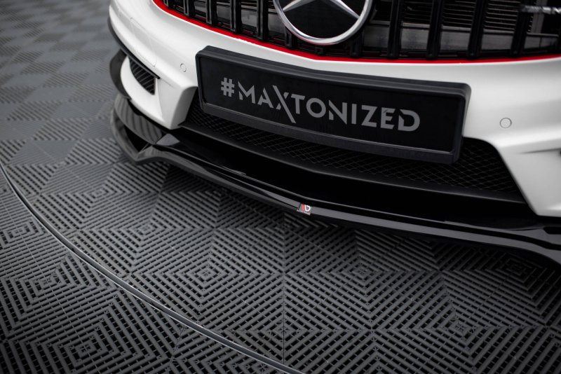 Maxton Front Ansatz V.4 Mercedes-Benz A45 AMG W176 schwarz Hochglanz ME-A45-W176-FD2-G