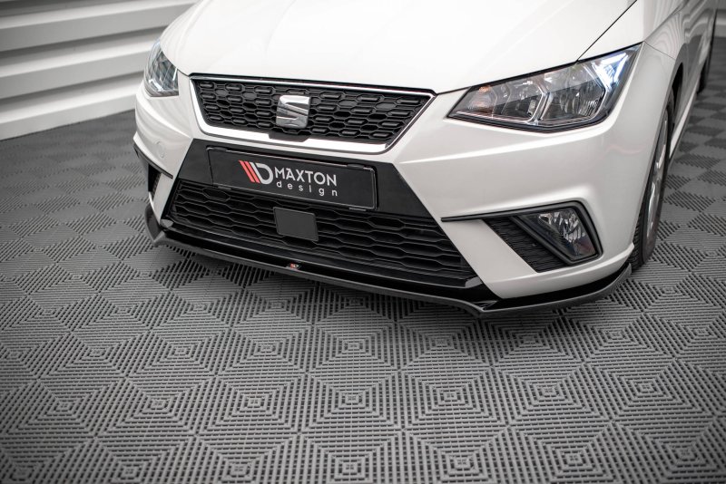 Maxton Front Ansatz V.3 für Seat Ibiza FR/ Standard Mk5 schwarz Hochglanz SE-IB-5-FD3-G