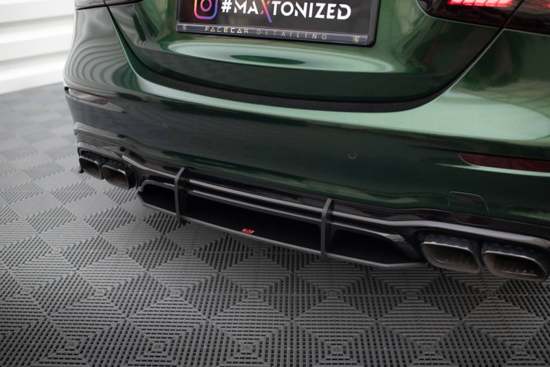 Maxton Street Pro Heckschürze Mercedes-AMG E63 W213 Facelift MEE213F63CNC-RS1B+BRBI