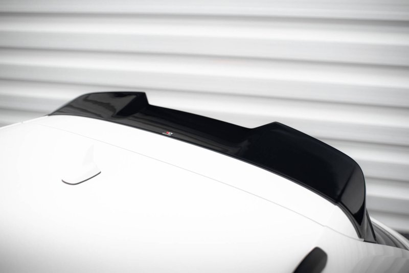 Maxton Spoiler CAP Abrisskante 3D Audi S3 / A3 S-Line Sportback / Hatchack 8V schwarz Hochglanz AU-S3-8V-SB-CAP3D1-G