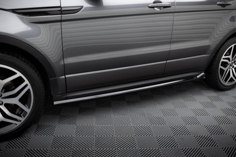 Maxton Seitenschweller Ansatz Land Rover Range Rover Evoque HSE Dynamic Mk1 Facelift schwarz Hochglanz LR-RR-EV-1-SD1-G