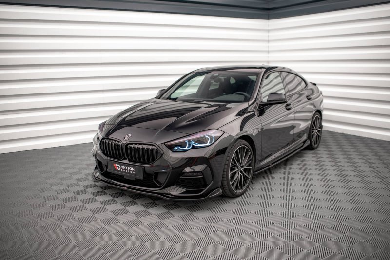 Maxton Front Ansatz V.3 für BMW 2 Gran Coupe M-Paket / M235i F44 schwarz Hochglanz BM-2-44-MPACK-FD3-G
