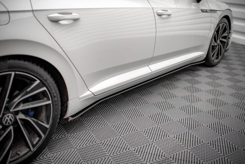 Maxton Street Pro Seitenschweller Ansatz für V.2 für Volkswagen Arteon R / R-Line Facelift VWAR1FRCNC-SD1BRB