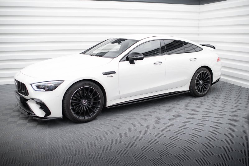 Maxton Seitenschweller Ansatz Mercedes-AMG GT 43 4 Door Coupe V8 Styling Package schwarz Hochglanz ME-GT-4D-43-V8-SD1-G