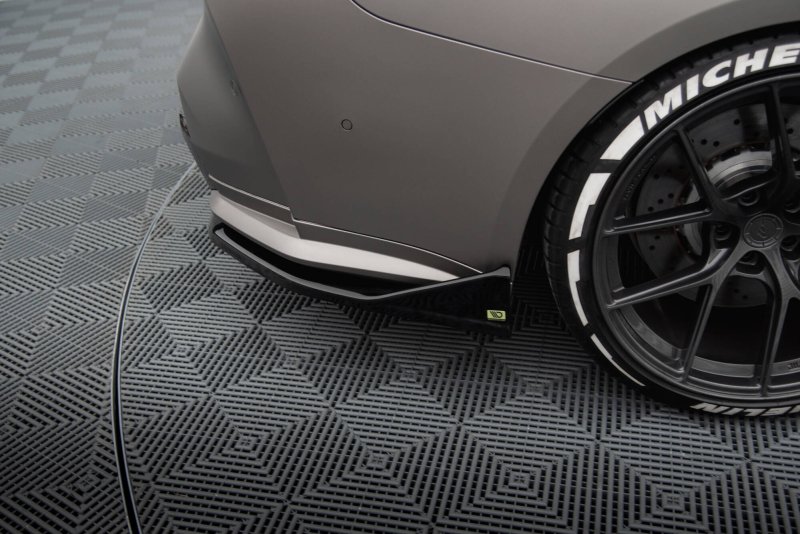 Maxton Heck Ansatz Flaps Diffusor V.3 CSL Look BMW M4 G82 schwarz Hochglanz BM-4-G82-M-RSD3-G
