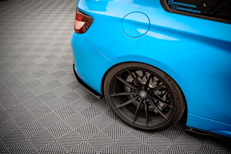 Maxton Street Pro Heck Ansatz Flaps Diffusor für BMW M2 F87 BM287MCOMPCNC-RSD1BRB
