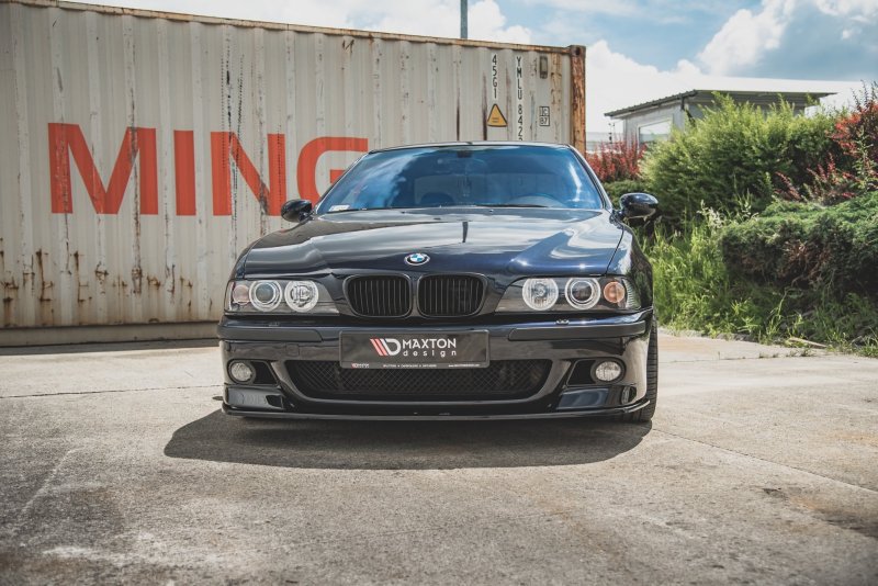 Maxton Front Ansatz für Seite + Front Ansatz für  BMW M5 E39 schwarz Hochglanz BM-5-39-M-FD2G+FDS1-G