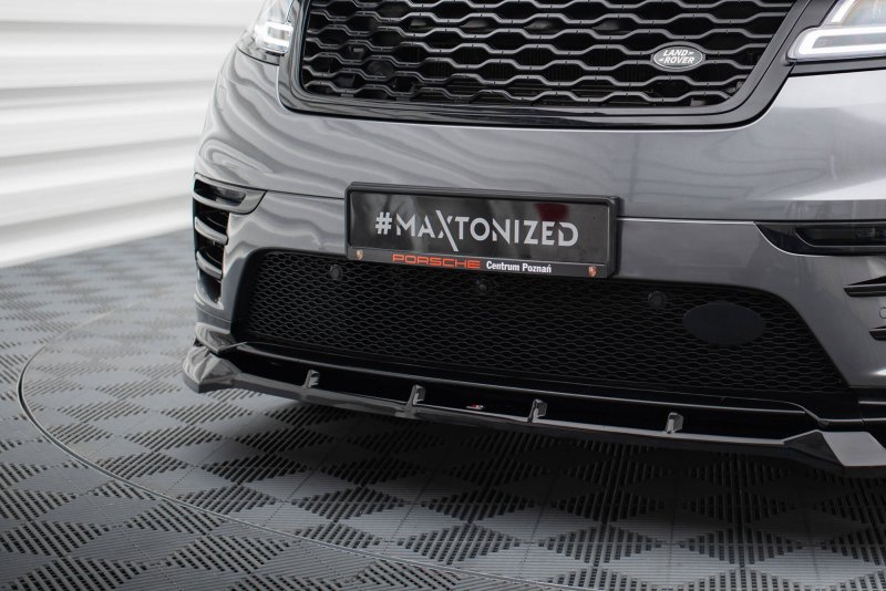 Maxton Front Ansatz Land Rover Range Rover Velar R-Dynamic Mk1 schwarz Hochglanz LR-RR-VE-1-RDYNAMIC-FD1-G