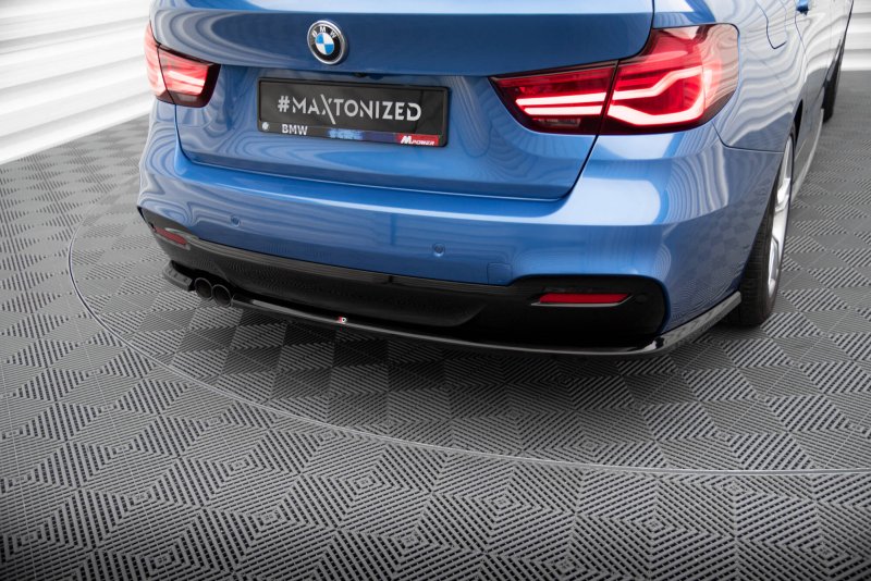 Maxton Heck Ansatz Flaps Diffusor BMW 3er GT M-Paket F34 schwarz Hochglanz BM-3-34-GT-MPACK-RSD1-G