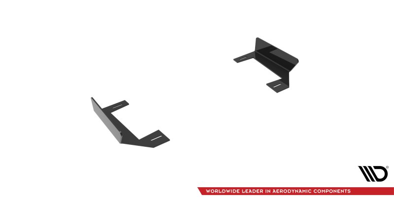 Maxton Hintere Seiten Flaps für BMW 2 Coupe M-Paket G42 schwarz Hochglanz BM242MPACKCNC-RSF1-G