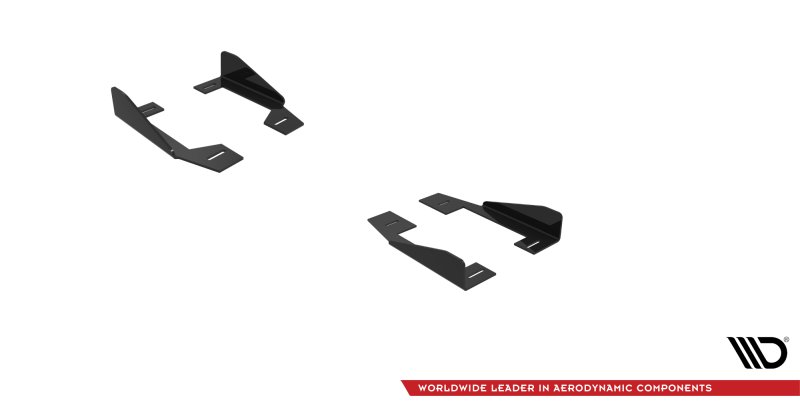 Maxton Side Flaps BMW 2 Coupe M-Paket / M240i G42 schwarz Hochglanz BM242MPACKCNC-SF1-G