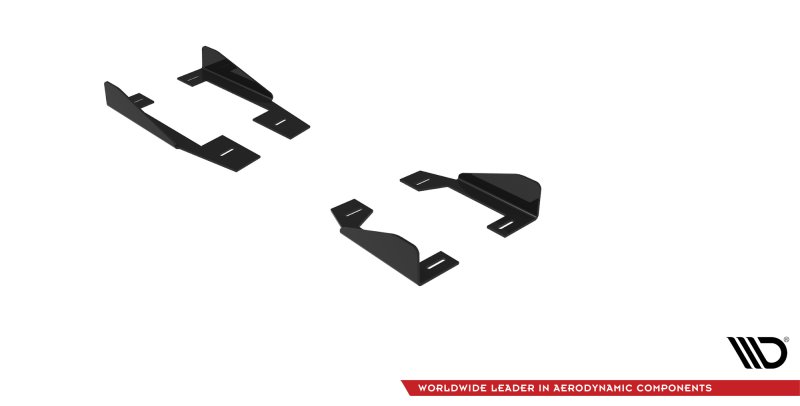 Maxton Side Flaps BMW 2 Coupe M-Paket / M240i G42 schwarz Hochglanz BM242MPACKCNC-SF1-G