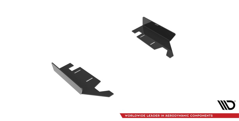Maxton Hintere Seiten Flaps für BMW 2 Coupe M240i G42 schwarz Hochglanz BM242MCNC-RSF1-G