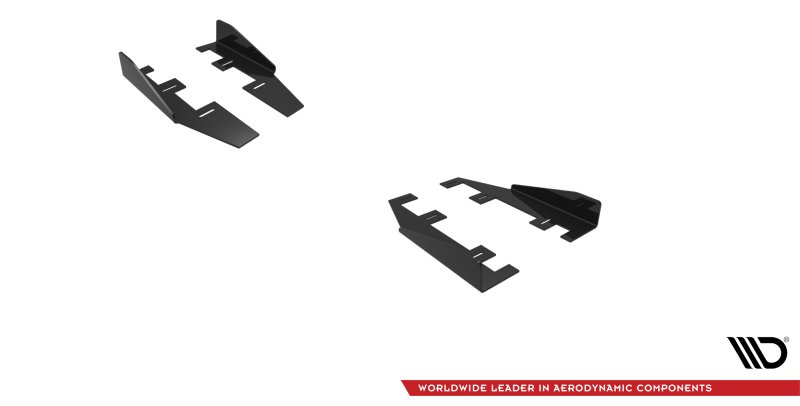 Maxton Side Flaps BMW 4er Gran Coupe F36 schwarz Hochglanz BM4F36GCCNC-SF1-G