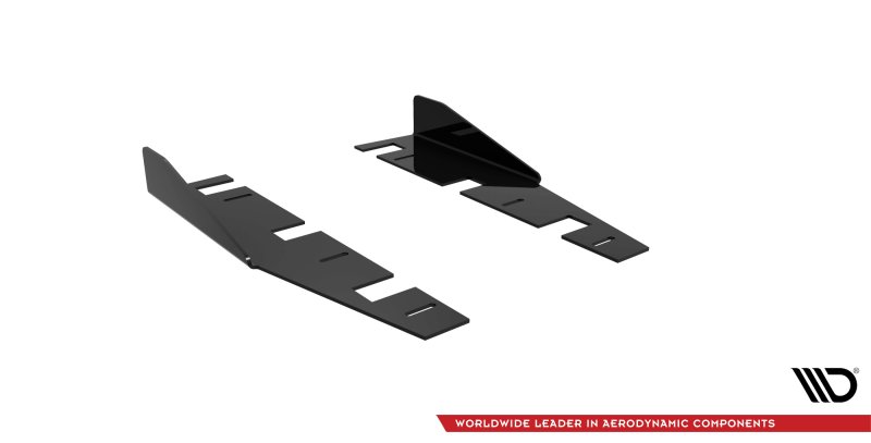 Maxton Side Flaps BMW M2 F87 schwarz Hochglanz BM287MCOMPCNC-SF1-G