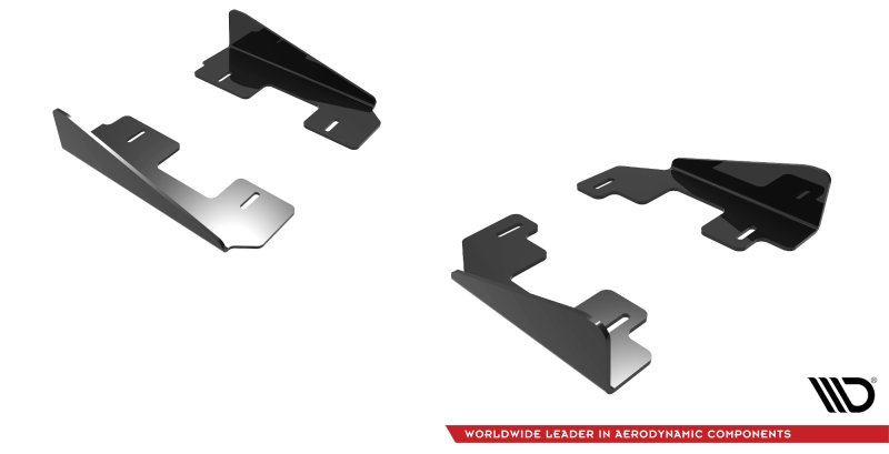 Maxton Side Flaps Audi S3/A3 S-Line 8Y schwarz Hochglanz AUA38YSLINECNC-SF1-G