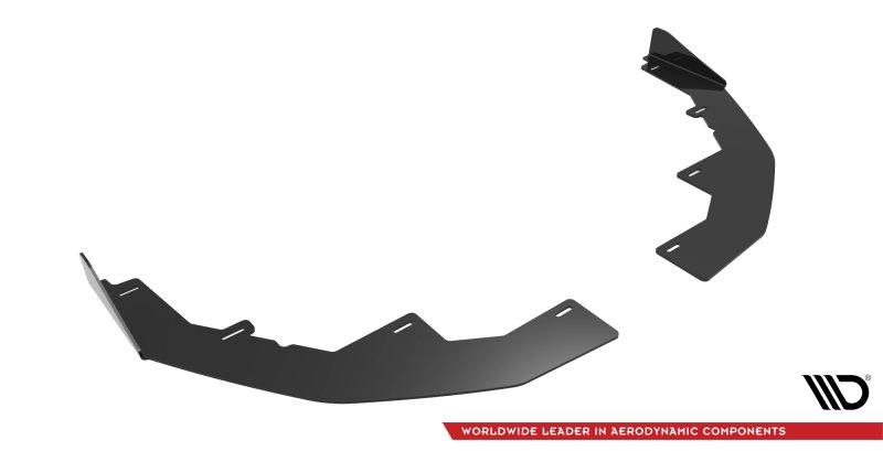 Maxton Front Flaps Audi S3/A3 S-Line 8Y schwarz Hochglanz AUA38YSLINECNC-FSF1-G