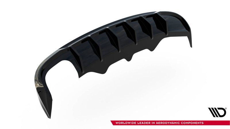 Maxton Diffusor Heck Ansatz Audi A5 S-Line Sportback 8T (Version mit einseitigem Doppelauspuffendrohr) AU-S5-1-SB-RS1GOO_