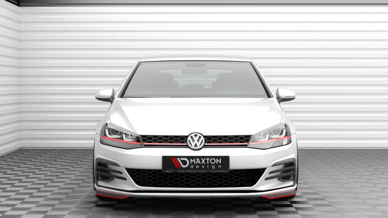 Maxton Front Ansatz Seite VW Golf GTI Mk7 Facelift VW-GO-7F-GTI-FD6-RED