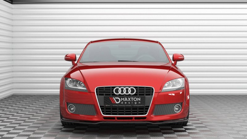 Maxton Front Ansatz V.2 Audi TT 8J schwarz Hochglanz AU-TT-2-FD2-G