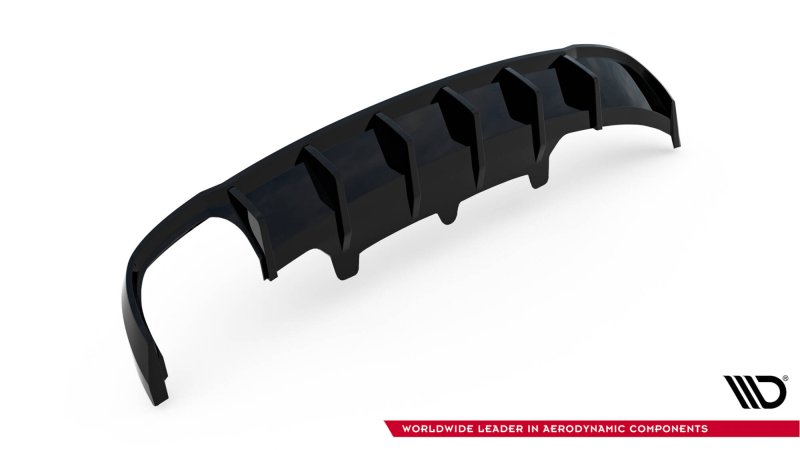 Maxton Diffusor Heck Ansatz Audi A6 Avant C7 (Einseitige Doppelauspuffversion) AU-A6-C7-AV-RS1GOO_