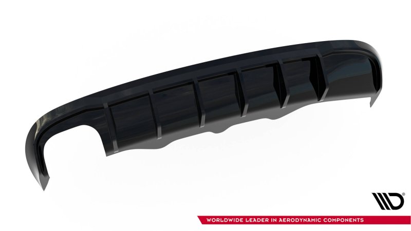 Maxton Diffusor Heck Ansatz Audi A5 S-Line Sportback 8T (Version mit einseitigem Doppelauspuffendrohr) AU-S5-1-SB-RS1GOO_