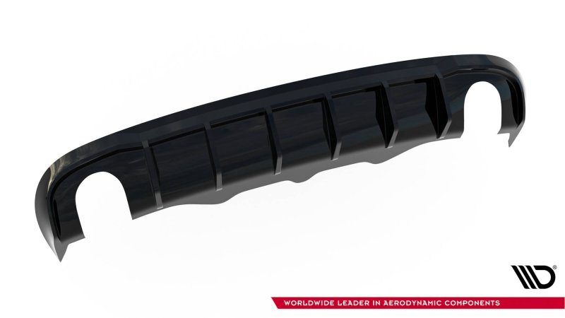 Maxton Diffusor Heck Ansatz Audi A5 S-Line Sportback 8T (Version mit Einzel-Auspuffendrohren beidseitig) AU-S5-1-SB-RS1GO_O